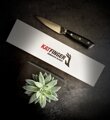 KATFINGER | Damaškový nůž na zeleninu 3,5" (8,9cm) | černý | KF107