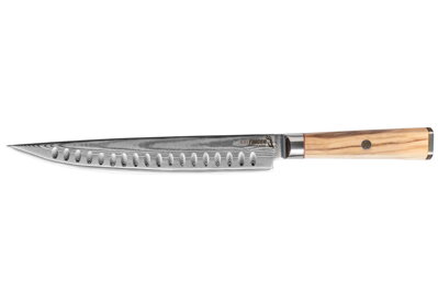 KATFINGER | Damaškový nůž na maso 8,5" (22cm) | Olive S | KF403