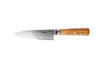 KATFINGER | Damaškový nůž šéfkuchaře 6" (15,3cm) | Olive S | KF408