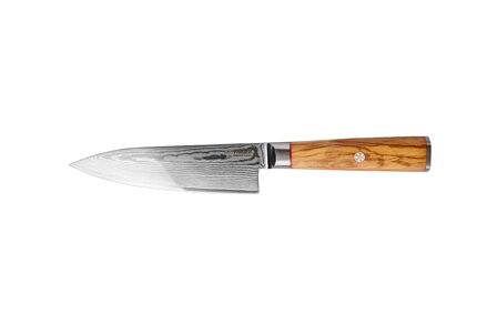 KATFINGER | Damaškový nůž šéfkuchaře 6" (15,3cm) | Olive S | KF408