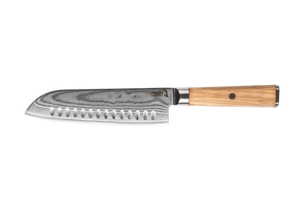 KATFINGER | Damaškový nůž Santoku 7&quot; (17,8cm) | Olive S | KF405