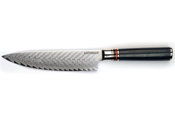KATFINGER | Damaškový nůž šéfkuchaře 8&quot; (20cm) | Resin | KF301