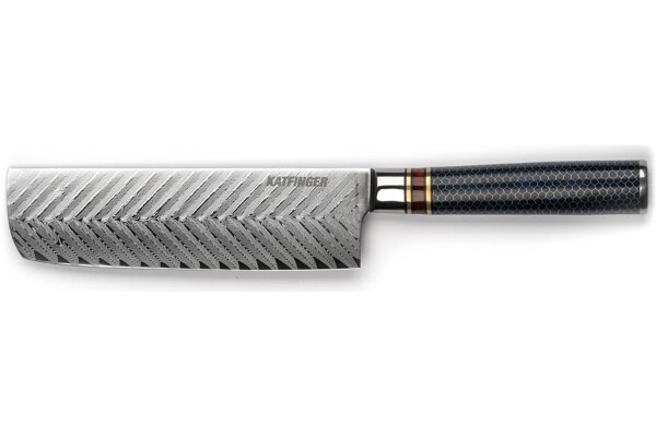 KATFINGER | Damaškový nůž Nakiri 7&quot; (17cm) | Resin | KF302